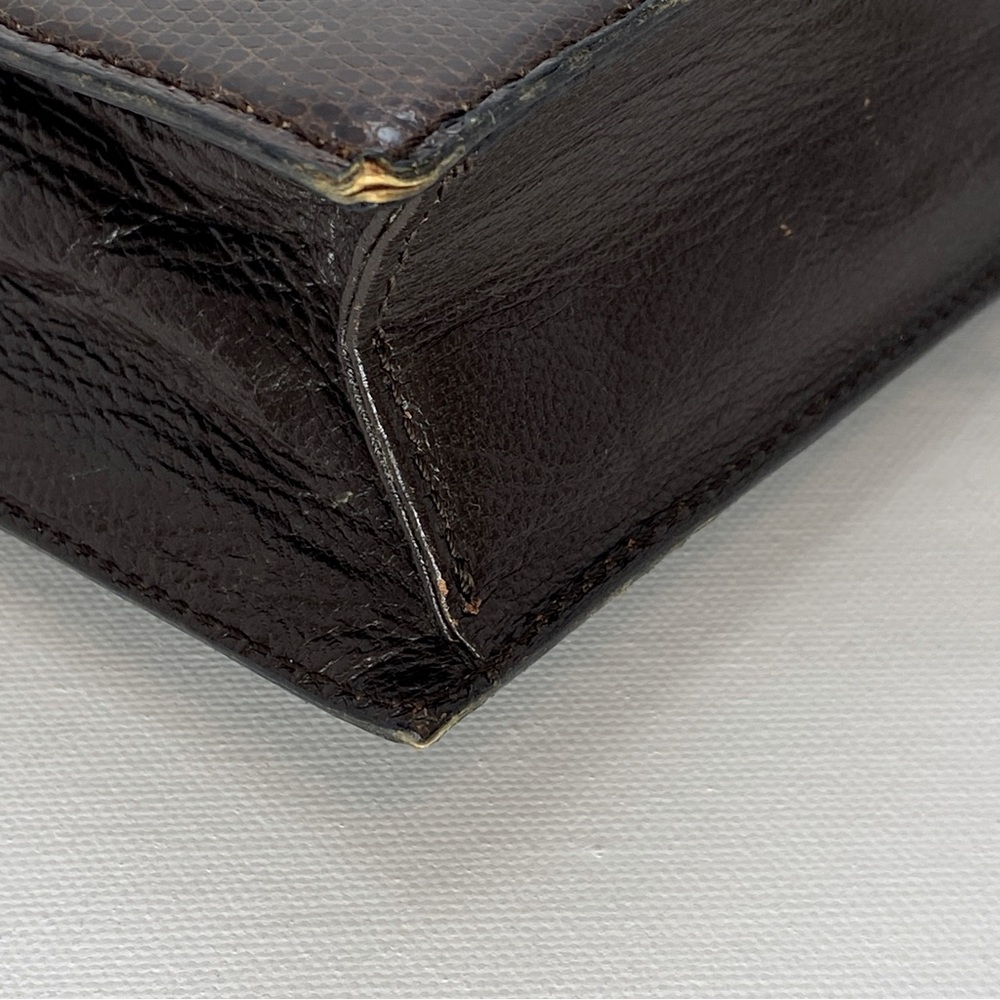 SOLD Extremely Rare YSL Yves Saint Laurent Opium Reptile Skin Shoulder Bag - Picture 13 of 13